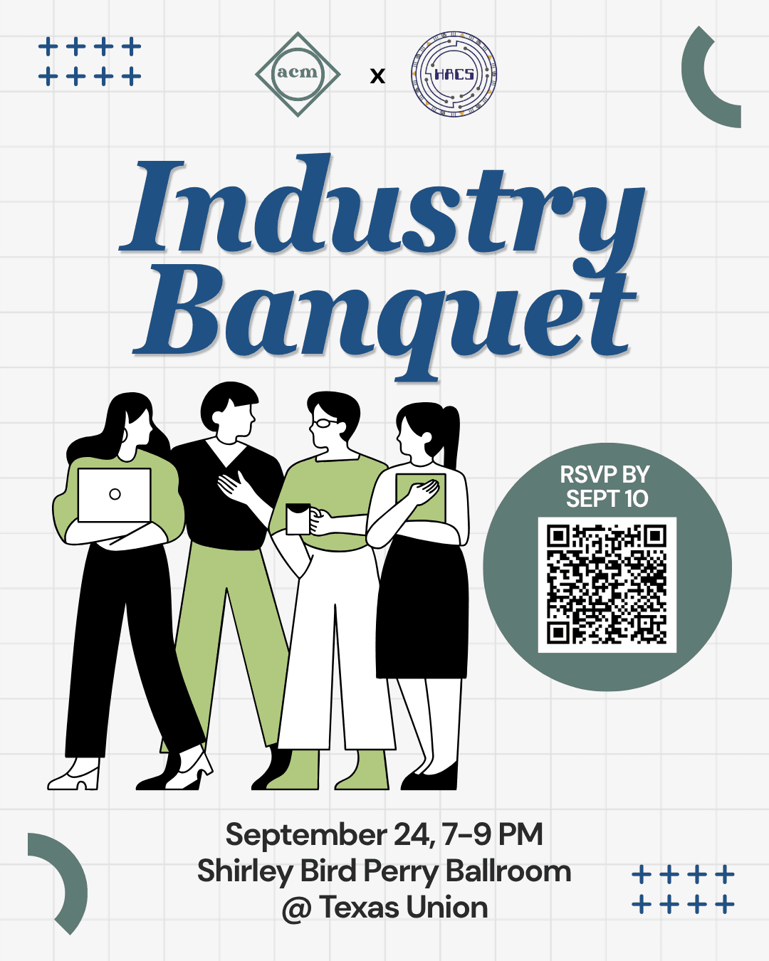 Industry Banquet Co-Hosted with Texas ACM and Texas HACS event flyer
